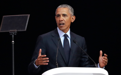 Obama delivers veiled rebuke to Trump in Mandela address