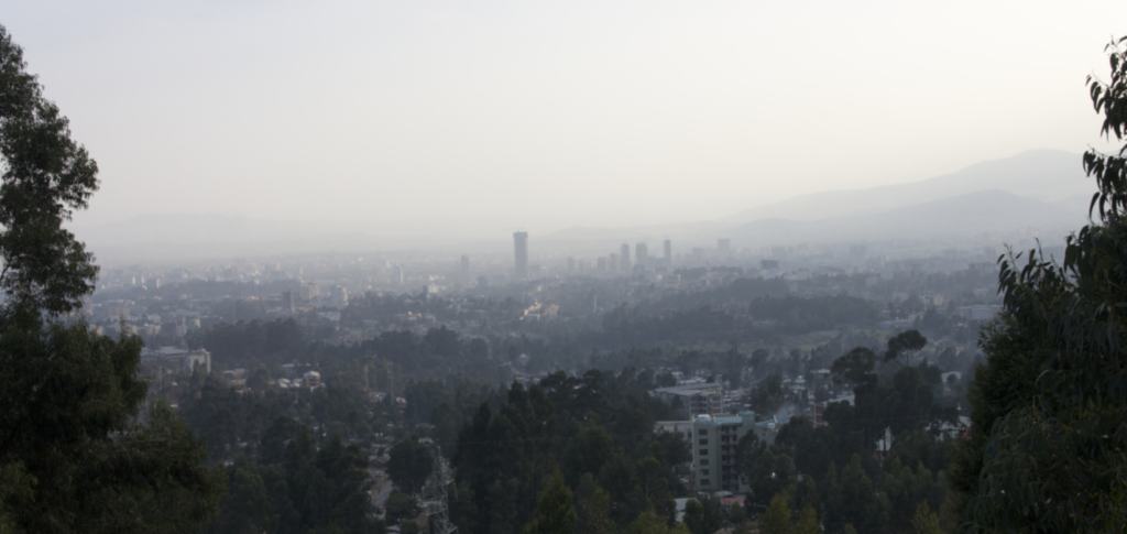 View of Addis Ababa, Ethiopia from Entoto Mountain. Photo by Christopher Lett/Mongabay.