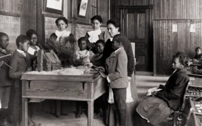 Who was the first black child to go to an integrated school?